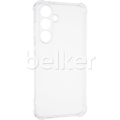 Противоударный силиконовый чехол Samsung Galaxy S24 FE (S721) Gelius Proof Прозрачный