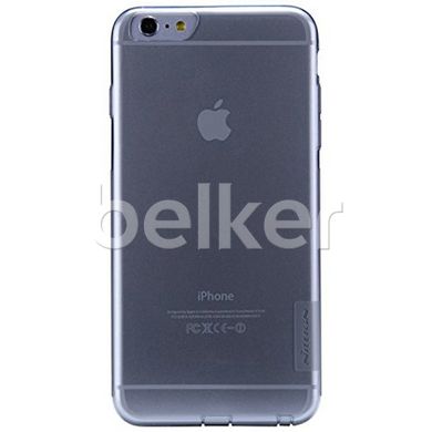 Силиконовый чехол для iPhone 6 Plus Nillkin Nature TPU Тёмно-серый смотреть фото | belker.com.ua