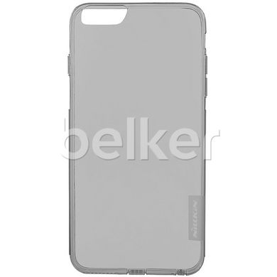 Силиконовый чехол для iPhone 6 Plus Nillkin Nature TPU Тёмно-серый смотреть фото | belker.com.ua