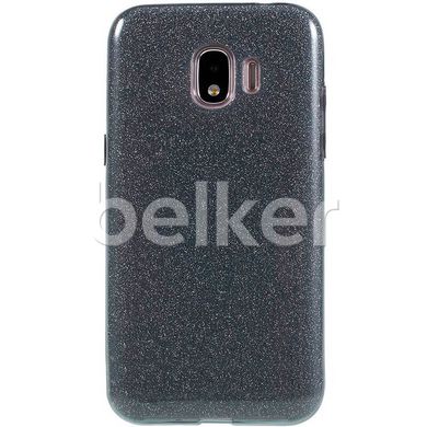 Силиконовый чехол для Samsung Galaxy J2 2018 (J250) Remax Glitter Silicon Черный смотреть фото | belker.com.ua