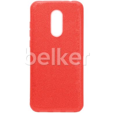 Силиконовый чехол для Xiaomi Redmi 5 Plus Remax Glitter Silicon case Красный смотреть фото | belker.com.ua
