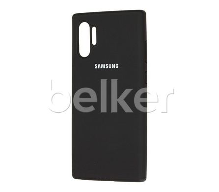 Оригинальный чехол для Samsung Galaxy Note 10 Plus N975 Full Silicone Case Черный смотреть фото | belker.com.ua