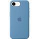 Чехол для iPhone 17e Silicone Case with MagSafe (replica) Голубой