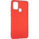 Силиконовый чехол для Samsung Galaxy A21s A217 Hoco Soft Silicone case Красный в магазине belker.com.ua