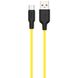 Силиконовый кабель USB Type-C Hoco X21 Жёлтый в магазине belker.com.ua