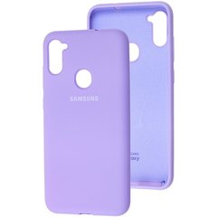 Чехол для Samsung Galaxy A11 (A115) Silicone Case Сиреневый смотреть фото | belker.com.ua