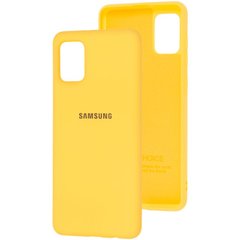 Чехол для Samsung Galaxy A31 (A315) Silicone Case Жёлтый смотреть фото | belker.com.ua