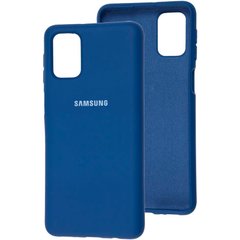 Оригинальный чехол для Samsung Galaxy M31s (M317) Soft case Синий