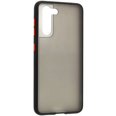 Противоударный чехол для Samsung Galaxy S21 (G991) LikGus Черно-красный смотреть фото | belker.com.ua
