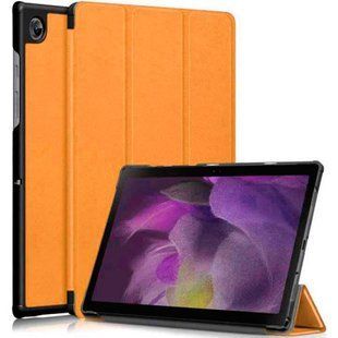 Чехол для Samsung Galaxy Tab A9 8.7 2024 Moko кожаный Оранжевый смотреть фото | belker.com.ua