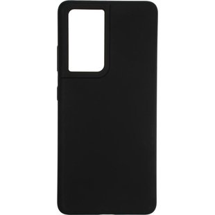 Силиконовый чехол для Samsung Galaxy S21 Ultra (G998) Soft Case Черный смотреть фото | belker.com.ua