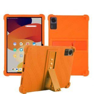 Силиконовый чехол для Xiaomi Redmi Pad SE 11 2023 Silicone Оранжевый смотреть фото | belker.com.ua