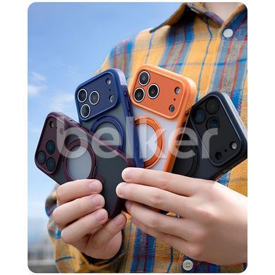 Чехол для iPhone 17 Pro Max Momax Rotatable with MagSafe Черный