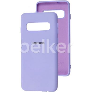 Чехол для Samsung Galaxy S10 G973 Soft case Сиреневый смотреть фото | belker.com.ua