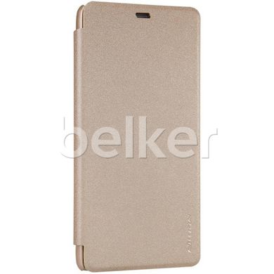 Чехол книжка для Xiaomi Redmi Note 3 Nillkin Spark Золотой смотреть фото | belker.com.ua