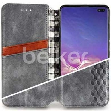 Чехол книжка для Samsung Galaxy M33 (M336) Getman case Cubic Серый