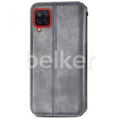 Чехол книжка для Samsung Galaxy M33 (M336) Getman case Cubic Серый