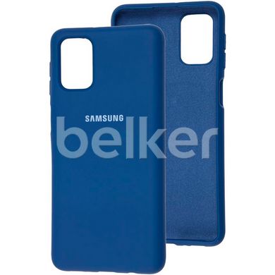 Оригинальный чехол для Samsung Galaxy M31s (M317) Soft case Синий