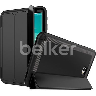 Противоударный чехол для Samsung Galaxy Tab A 10.1 T580, T585 Armor Book Cover Черный смотреть фото | belker.com.ua