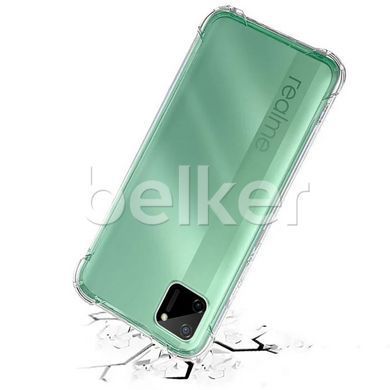 Противоударный силиконовый чехол Realme C11 Gelius Proof Прозрачный