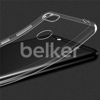 Силиконовый чехол для Huawei Y7 2018 Hoco ультратонкий Прозрачный смотреть фото | belker.com.ua