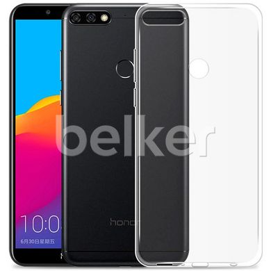 Силиконовый чехол для Huawei Y7 2018 Hoco ультратонкий Прозрачный смотреть фото | belker.com.ua