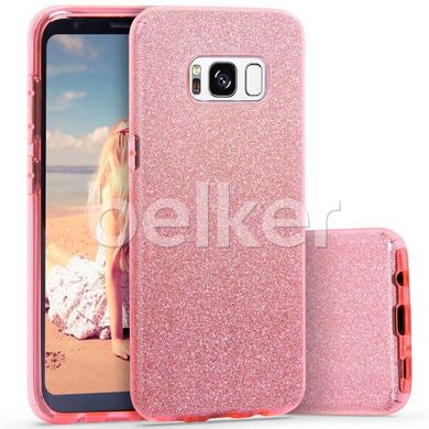 Силиконовый чехол для Samsung Galaxy S8 Plus G955 Remax Glitter Silicon Розовый смотреть фото | belker.com.ua