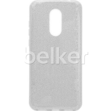 Силиконовый чехол для Xiaomi Redmi 5 Plus Remax Glitter Silicon case Белый смотреть фото | belker.com.ua