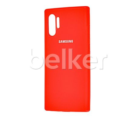 Оригинальный чехол для Samsung Galaxy Note 10 Plus N975 Full Silicone Case Красный смотреть фото | belker.com.ua