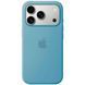 Чехол для iPhone 17 Pro Silicone Case (replica) Голубой