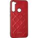 Чехол для Xiaomi Redmi Note 8 Jesco Leather case Красный в магазине belker.com.ua