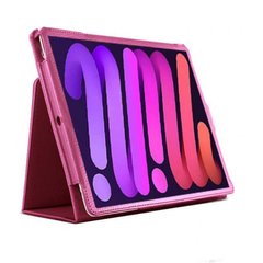 Чехол для iPad Mini 6 2022 ТТХ Кожаный Малиновый