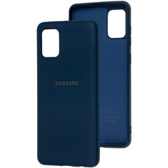 Чехол для Samsung Galaxy A31 (A315) Silicone Case Темно-синий смотреть фото | belker.com.ua