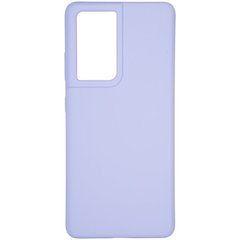 Силиконовый чехол для Samsung Galaxy S21 Ultra (G998) Soft Case Голубой смотреть фото | belker.com.ua