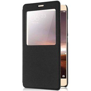 Чехол книжка для Xiaomi Redmi Note 3 View cover Черный смотреть фото | belker.com.ua