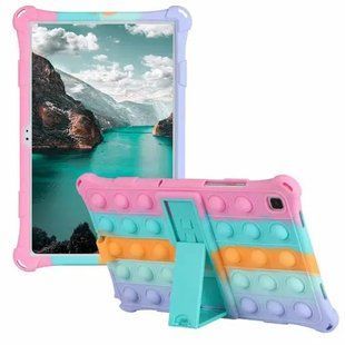 Противоударный чехол Realme Pad mini 8.7 2022 Silicone Popit Сиреневый