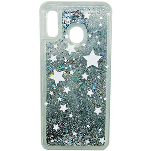 Силиконовый чехол для Samsung Galaxy A20s A207 Water Shine case Серебряные звезды смотреть фото | belker.com.ua