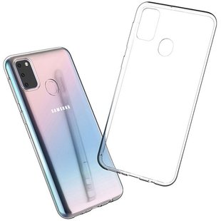 Силиконовый чехол для Samsung Galaxy M21 (M215) Hoco Air Case Прозрачный Прозрачный смотреть фото | belker.com.ua