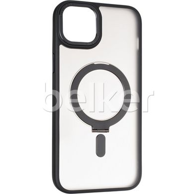 Чехол для iPhone 15 Plus MagSafe Stand Черный