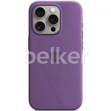 Чехол для iPhone 16 Pro Silicone Case (replica) Фиолетовый