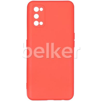 Чехол для Realme 7 Pro Silicone case Красный смотреть фото | belker.com.ua