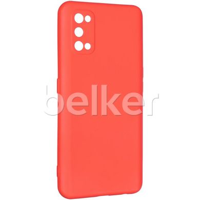 Чехол для Realme 7 Pro Silicone case Красный смотреть фото | belker.com.ua