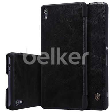 Чехол книжка для Sony Xperia XA Ultra Nillkin Qin кожаный Черный смотреть фото | belker.com.ua