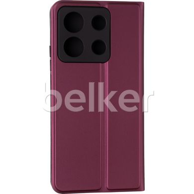 Чехол книжка для Xiaomi Redmi Note 13 5G Book Cover Gelius Shell Case Марсала