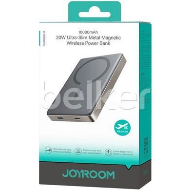 Магнитный павербанк для iPhone Joyroom Ultra-Slim Magnetic 10000 mAh 20W JR-PBM08 Pro Золотой