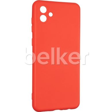 Противоударный чехол для Samsung Galaxy A04 (A045) Full soft case Красный смотреть фото | belker.com.ua