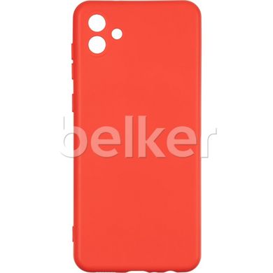 Противоударный чехол для Samsung Galaxy A04 (A045) Full soft case Красный смотреть фото | belker.com.ua