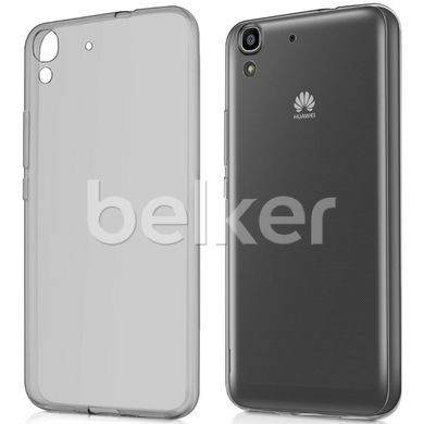 Силиконовый чехол для Huawei Y6 II Remax незаметный Черный смотреть фото | belker.com.ua