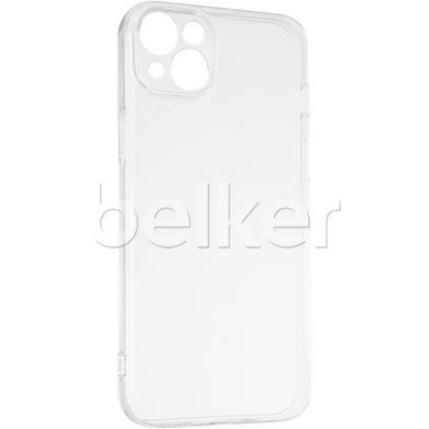 Силиконовый чехол для iPhone 14 Plus Hoco ультратонкий Прозрачный