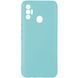 Противоударный чехол для Tecno Spark 7 Full soft case Бирюзовый смотреть фото | belker.com.ua